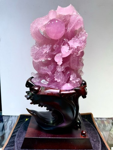 Raro drago rosa naturale - , 16