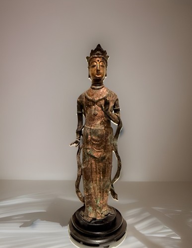 Grande statua bodhisattva - , in