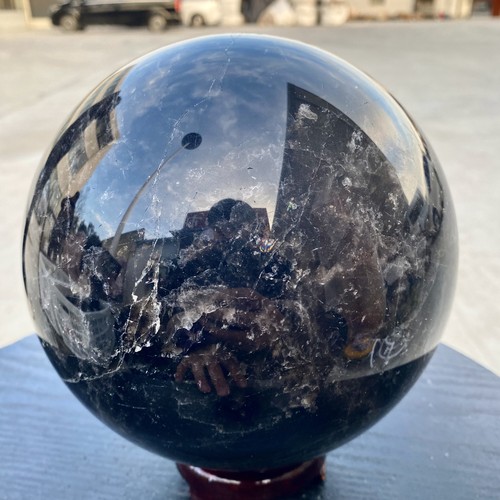 Sfera cristallo fumè nero - sfera,